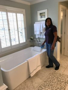 clean bathroom